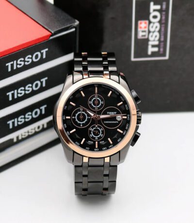 Tissot For Men Black Premium First Copy Watch