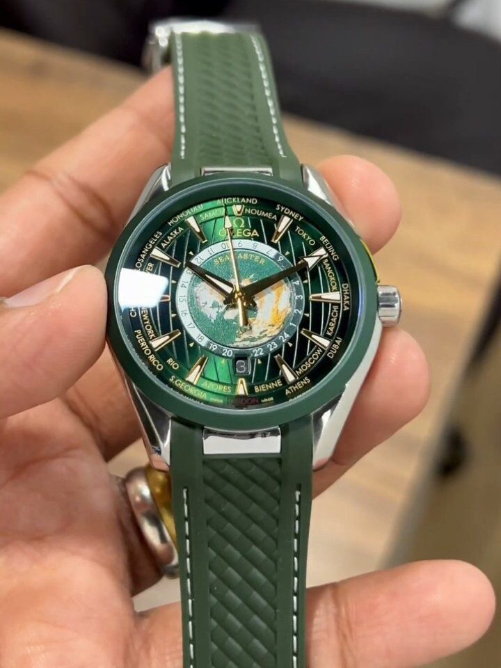Omega World Map First Copy Watch