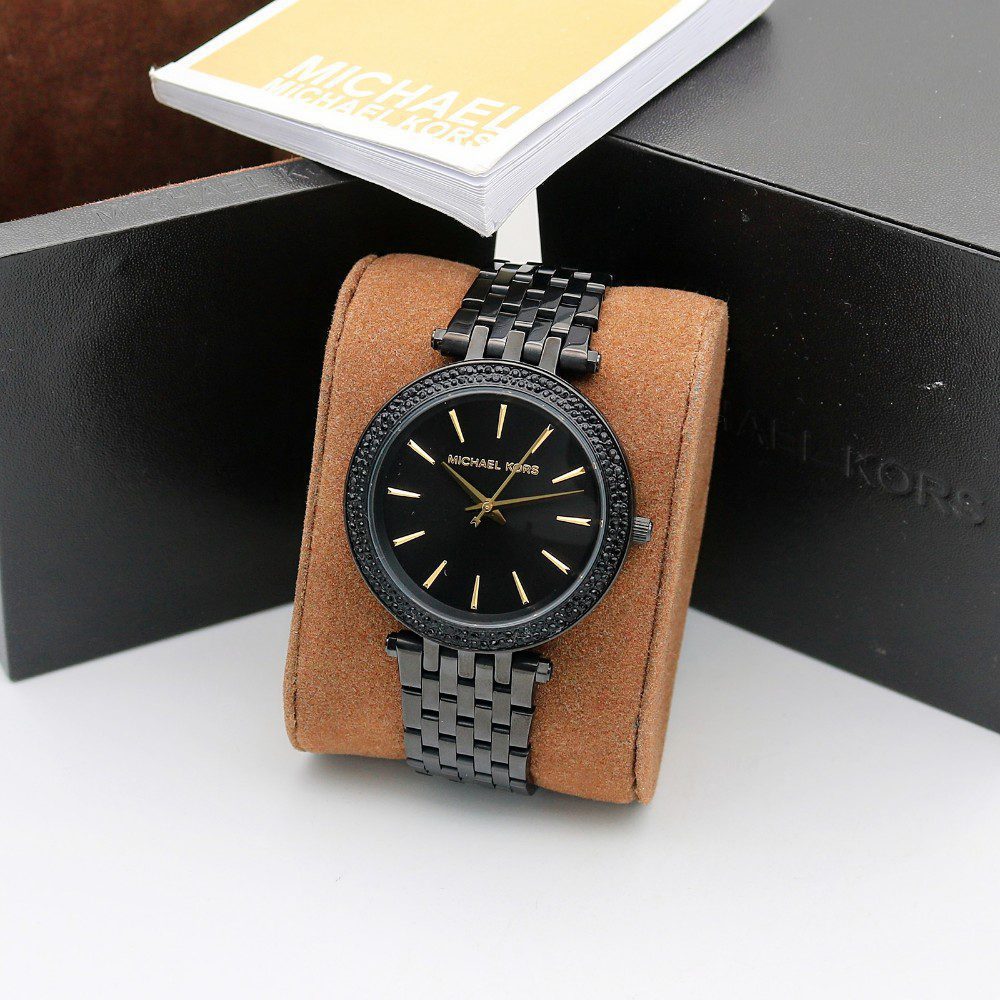 Michael Kors Black Steel