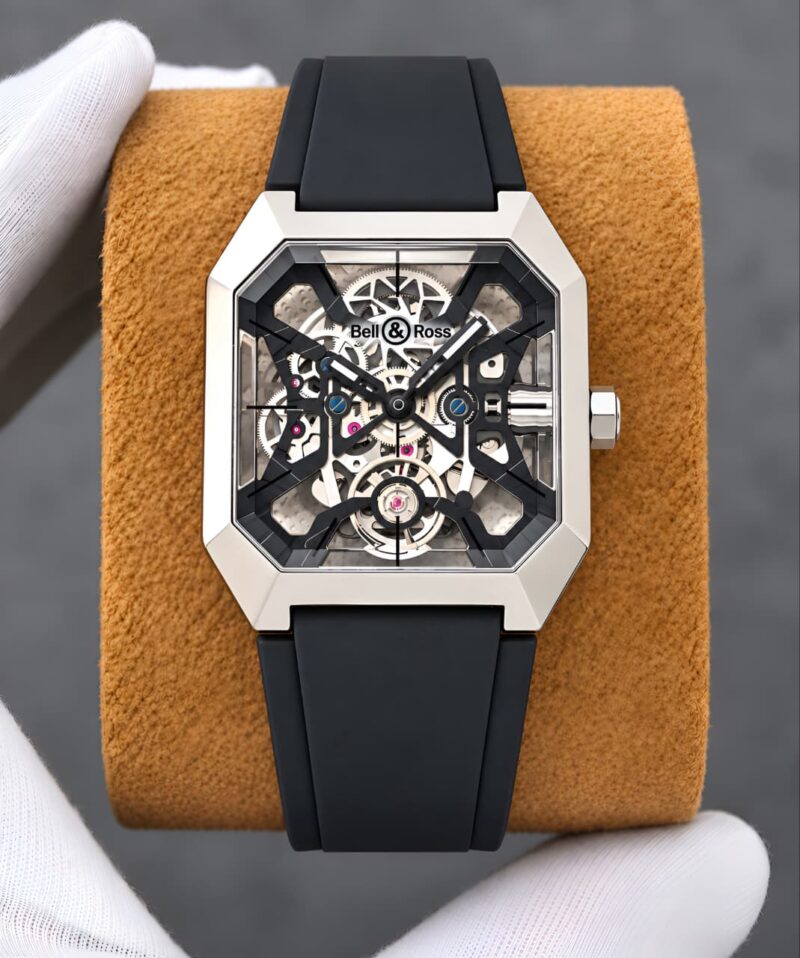 Bell & Ross BR 03 CYBER Stainless steel Black
