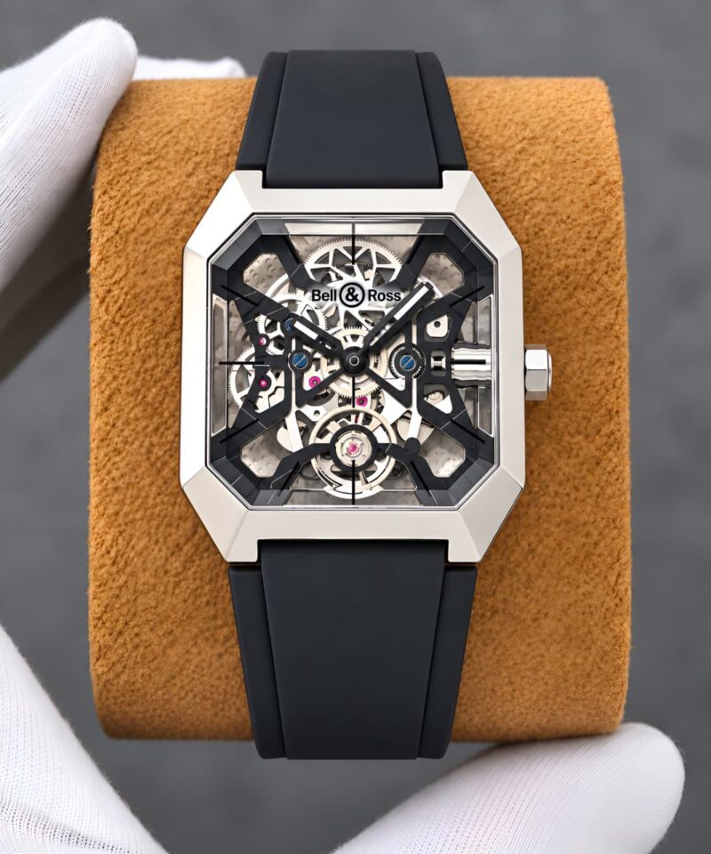 Bell & Ross BR 03 CYBER Stainless steel Black