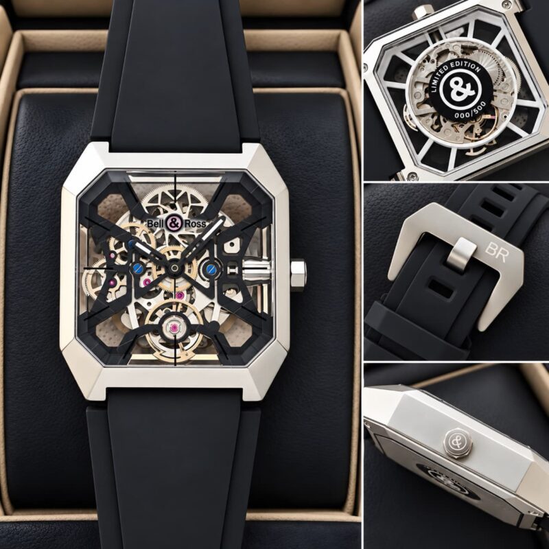 Bell & Ross BR 03 CYBER Stainless steel Black