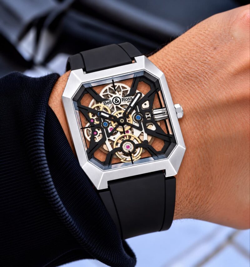 Bell & Ross BR 03 CYBER Stainless steel Black