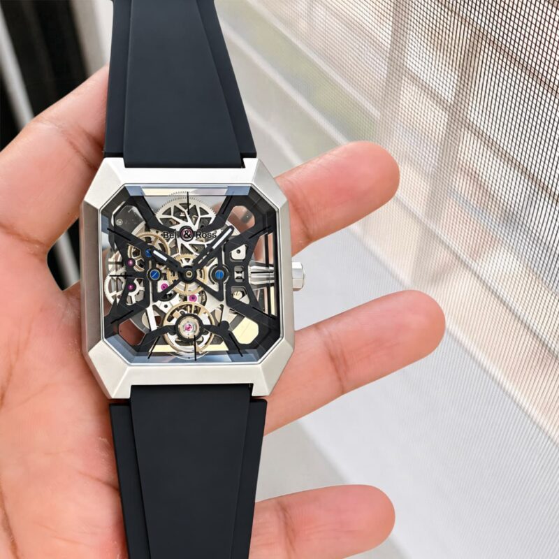 Bell & Ross BR 03 CYBER Stainless steel Black
