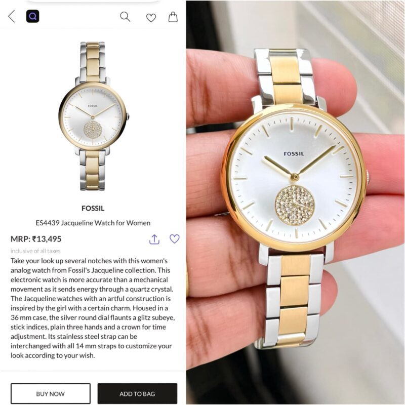 Fossil Jacqueline Collection ES4439 Copy Watch
