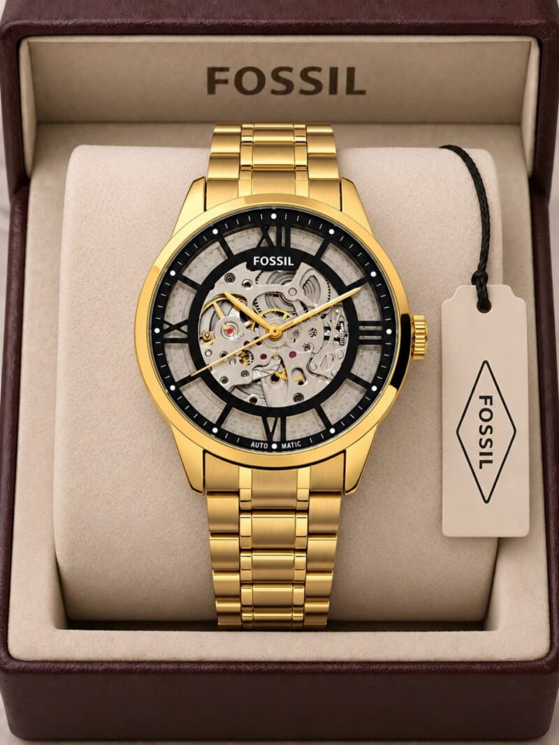 Fossil Townsman Automatic 5 Link Stainless Steel Bracelet