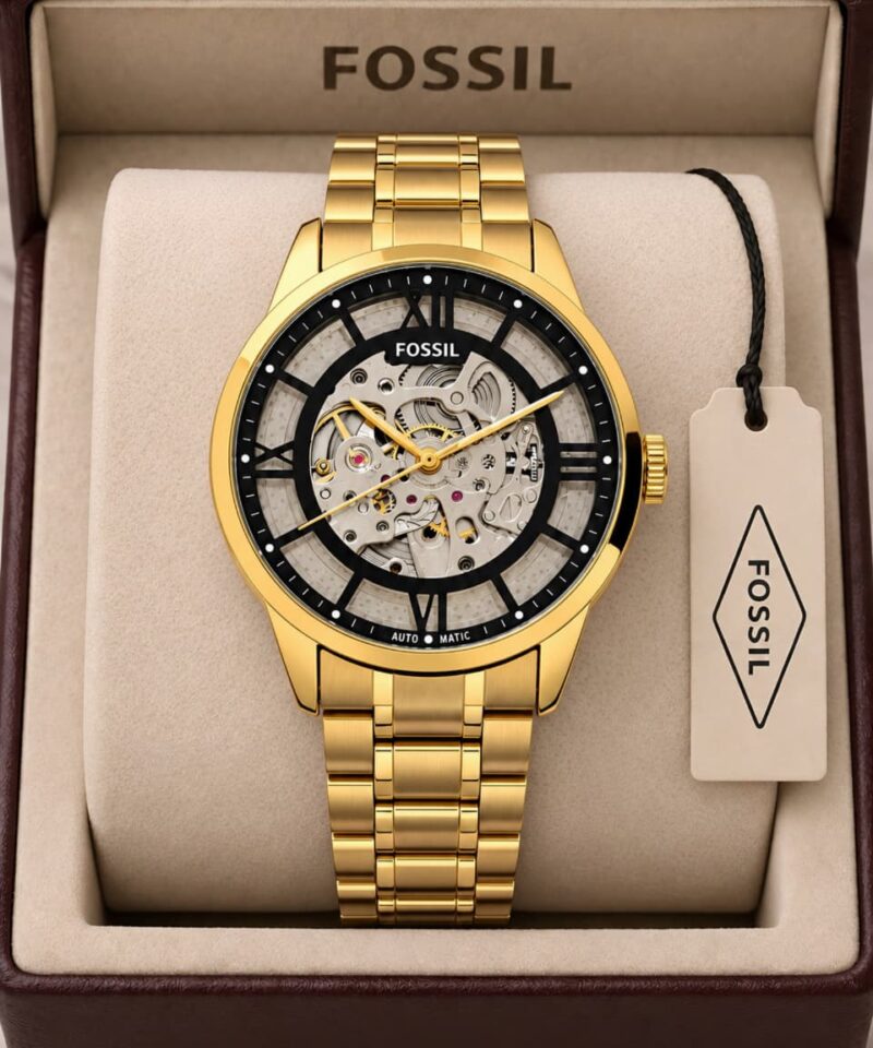 Fossil Townsman Automatic 5 Link Stainless Steel Bracelet