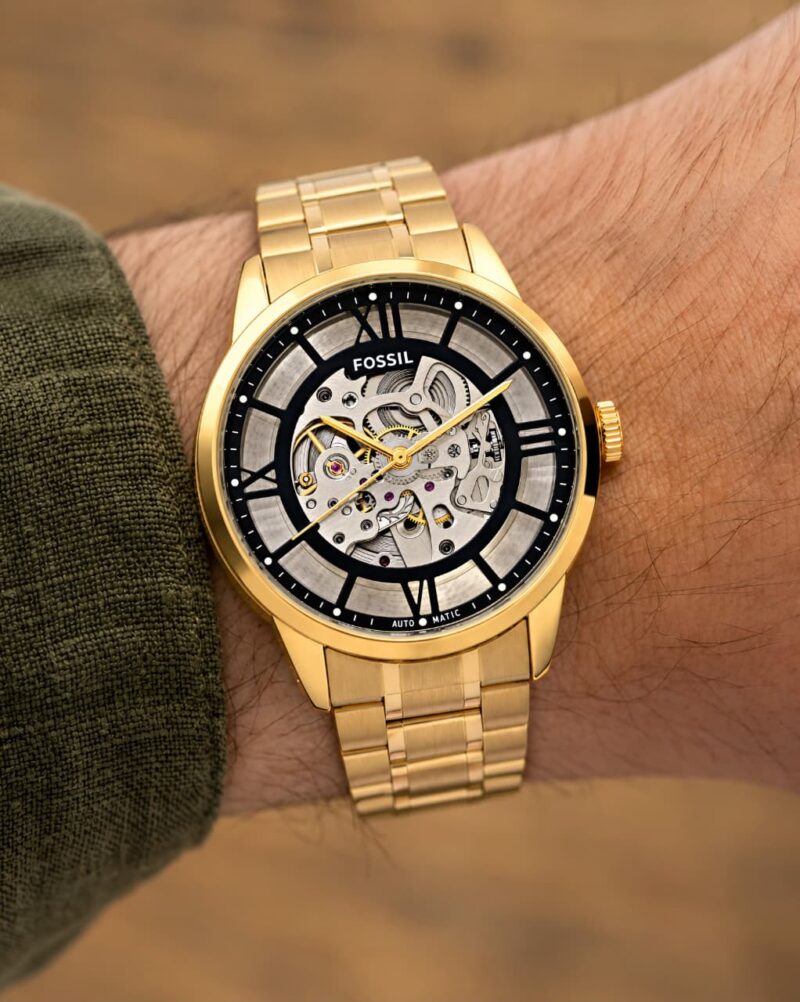 Fossil Townsman Automatic 5 Link Stainless Steel Bracelet