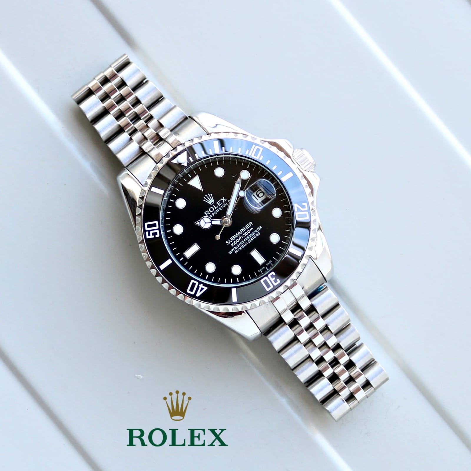 Rolex Submariner Jubilee Black Swiss Automatic Watch