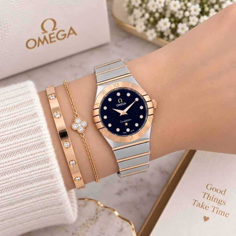 Omega Constellation Premium Stainless Steel Bracelet