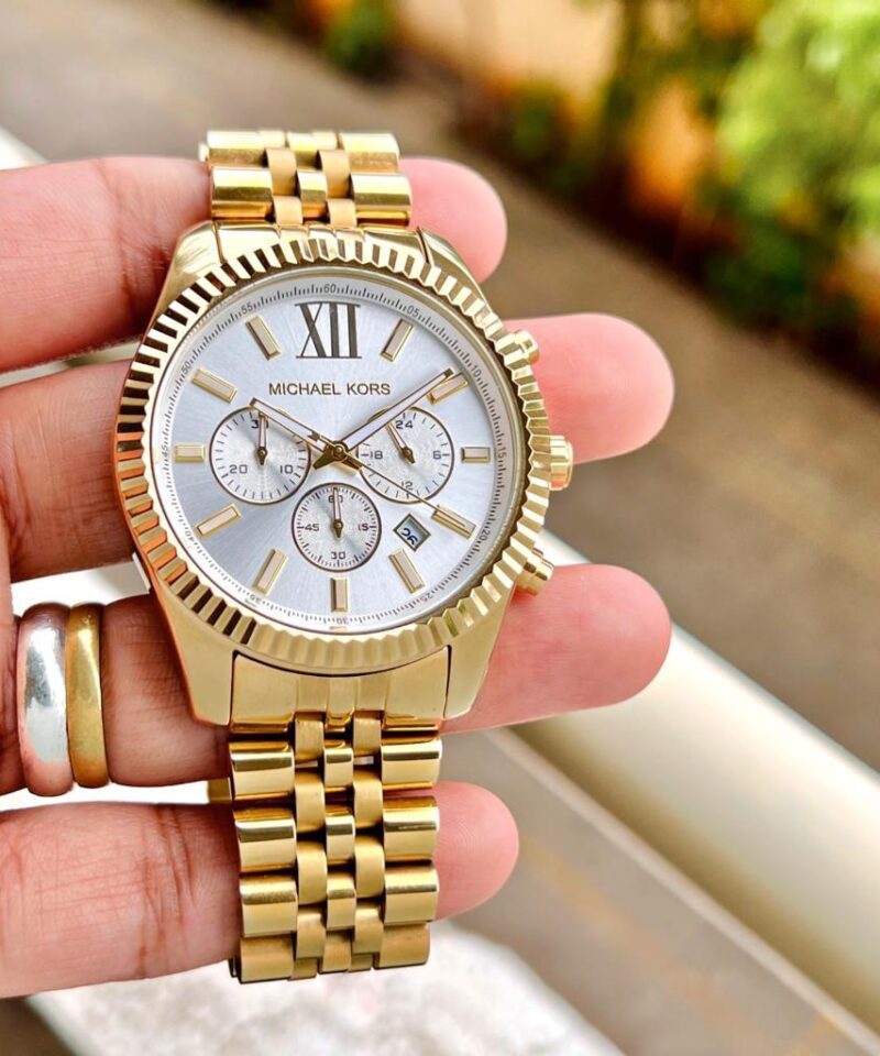 Michael Kors Gold Lexington First Copy Watch