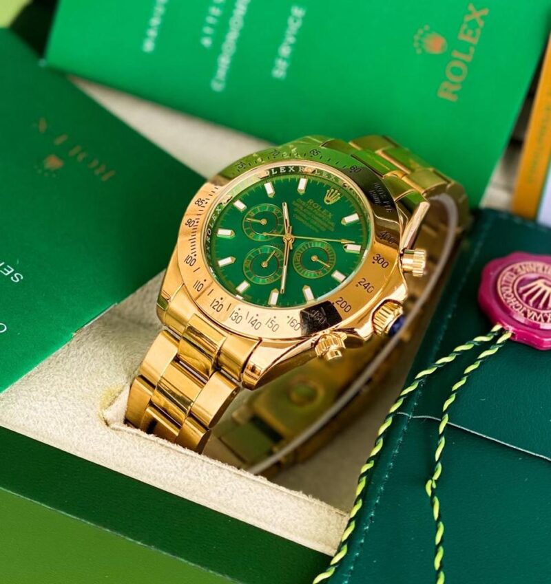 Rolex Cosmograph Daytona Gold Green Copy