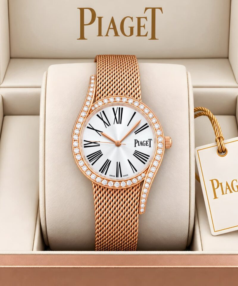 Piaget For Women Beautiful Sunburst Silver Dial