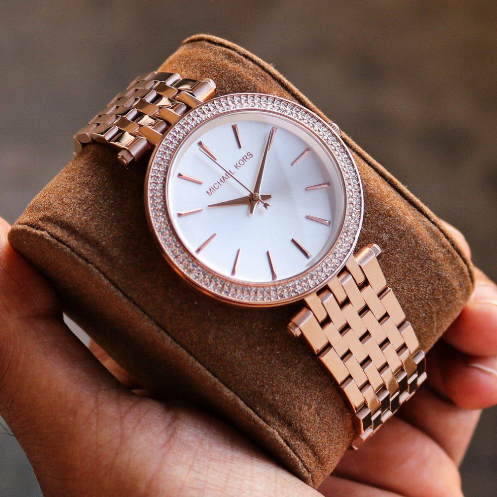 Michael Kors Rose Gold White Dial