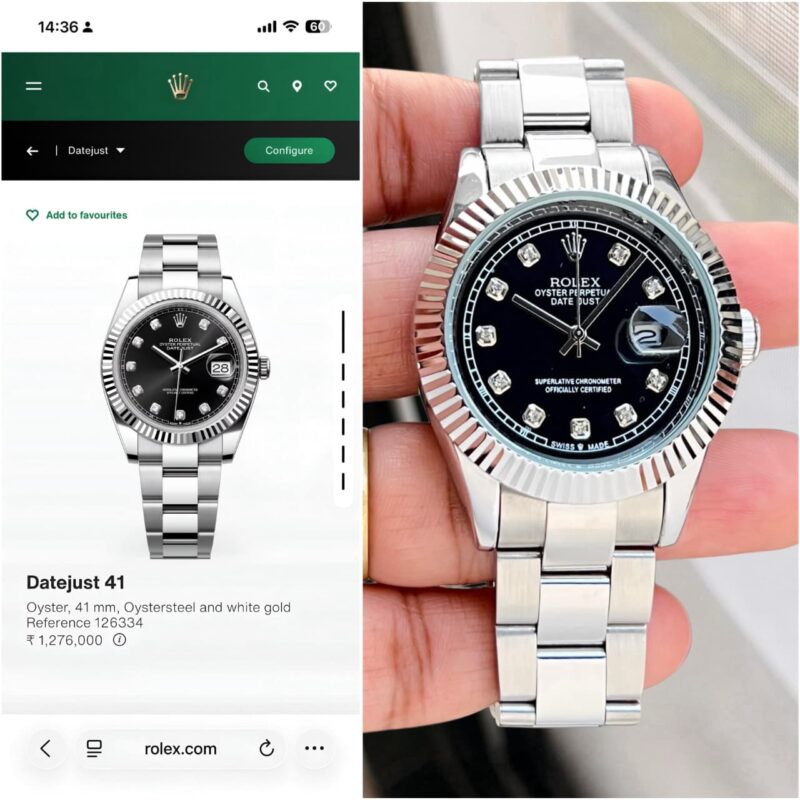 ROLEX DateJust Stainless Steel Body Watch