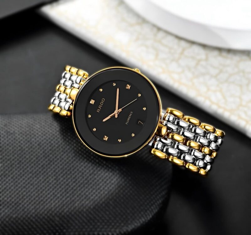 Rado Florence Stainless Steel Silver Gold Body Watch