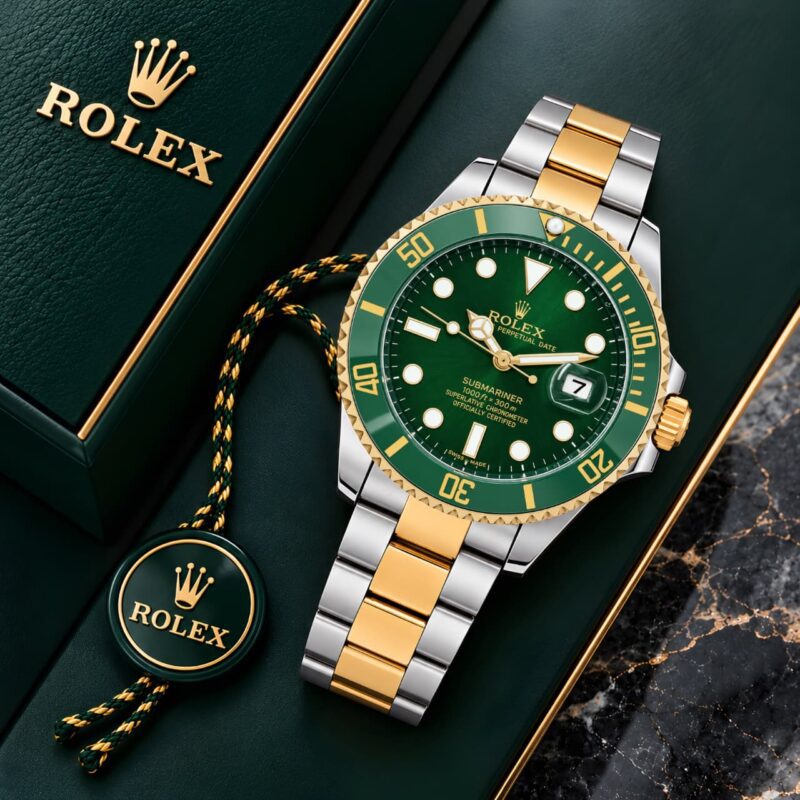 Rolex Submariner Rotating-Style Green Bezel