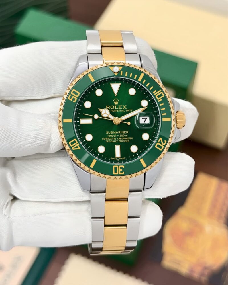 Rolex Submariner Rotating-Style Green Bezel