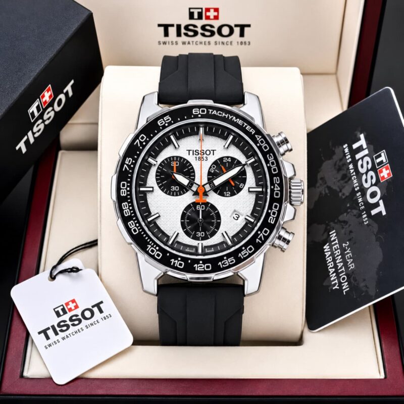 Tissot Supersport Chrono Aluminium Bezel Ring with Tachymeter Scale Watch