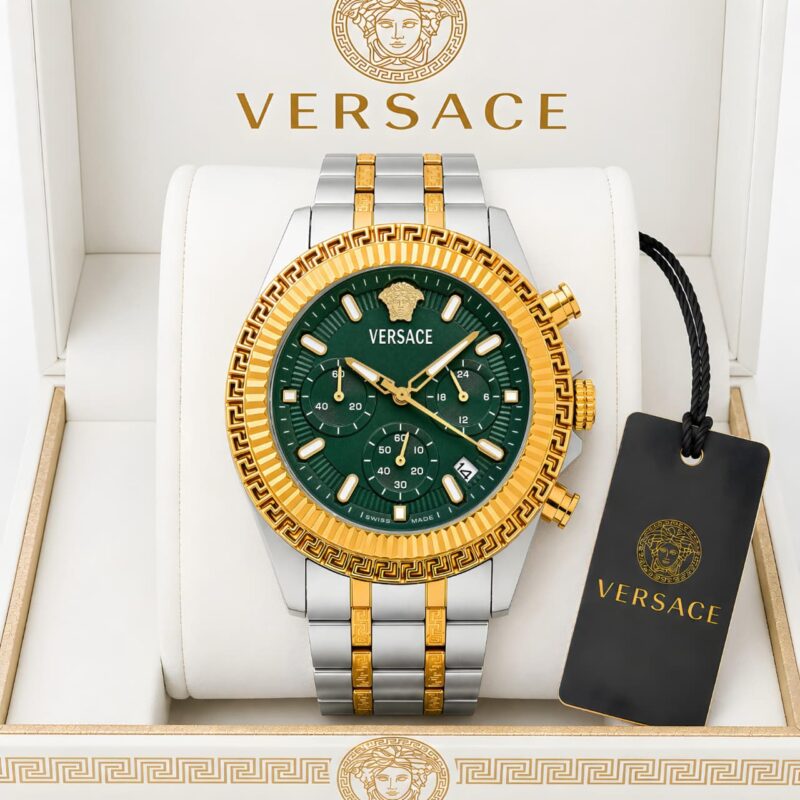 Versace VE0W00425 Fornax Chronograph Dial Green Watch