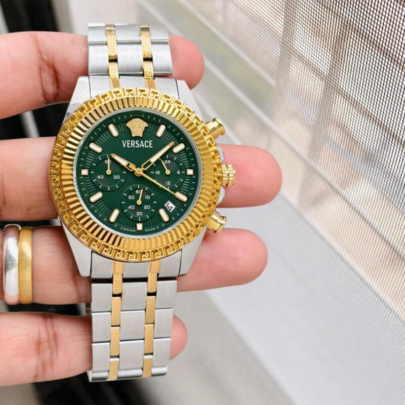 Versace VE0W00425 Fornax Chronograph Dial Green Watch