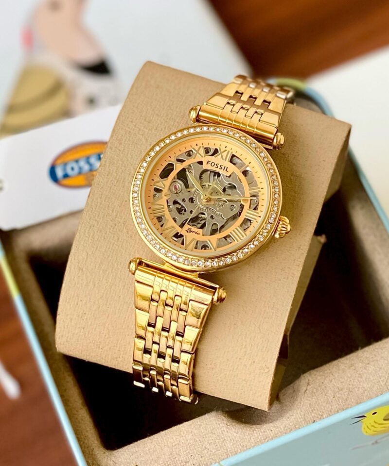 Fossil First Copy Gold Automatic Watch