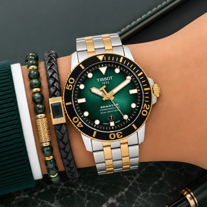 Tissot Seastar Powermatic 80 Green Watch
