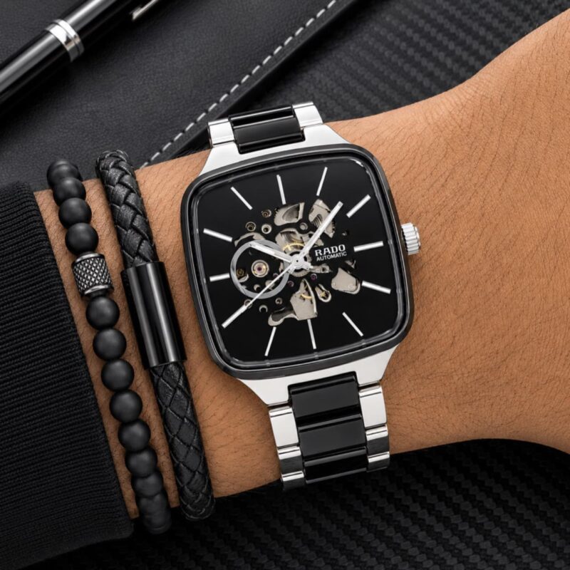 Rado True Square Skeleton Automatic Watch