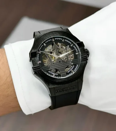 Maserati Black Potenza automatic First Copy Watch