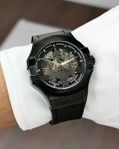 Maserati Black Potenza automatic First Copy Watch