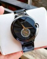 First Copy Cartier Ballon Full Black Hot Selling Watch