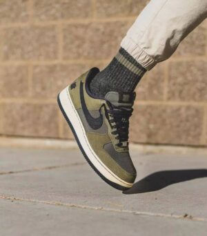 Nike✔️Air Force 1 Low Undefeated Ballistic *"Olive Green"*