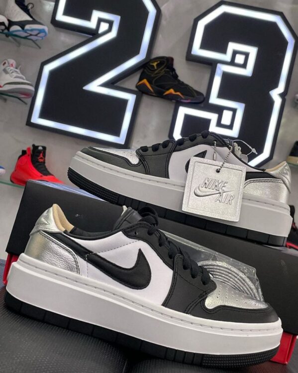 Nike Air Jordan 1 Low Elevate Silver Toe