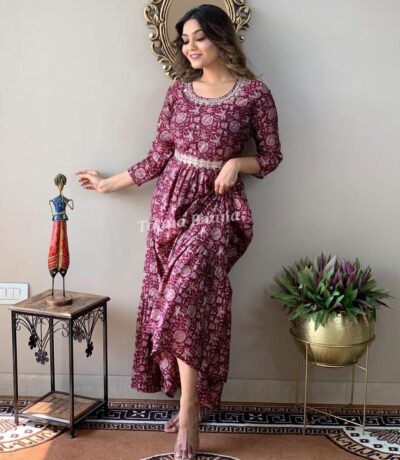 Kurti style Gown