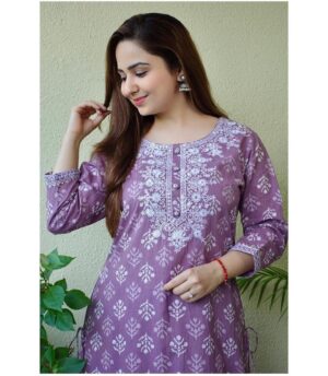 Embroidery Rayon Kurti is mode of perfect tradition