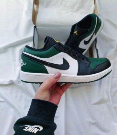 First Copy Nike Air Jordan Retro 1 low Green Toe