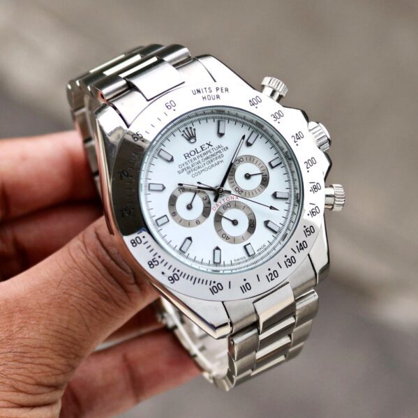 Rolex Cosmograph Daytona Silver First Copy