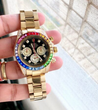 Rainbow Rolex Watch First Copy