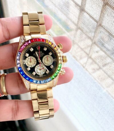 Rainbow Rolex Watch First Copy