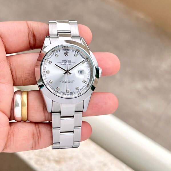 Rolex Datejust 41 Silver Roman Dial Copy