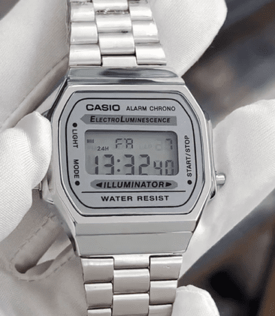 Casio Unisex Silver First Copy Watch