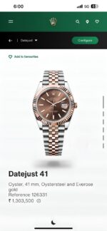 Rolex Datejust For Him First Copy Watch