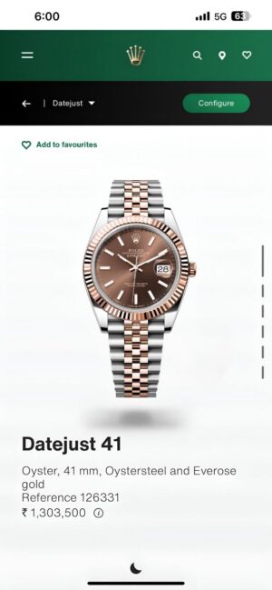 Rolex Datejust For Him First Copy Watch