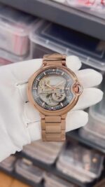 Cartier For Men Rotating Tourbillon Machinery Watch