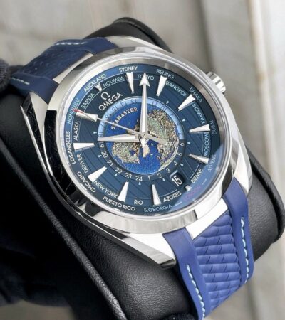 Omega For Men Aqua Terra World Map Watch