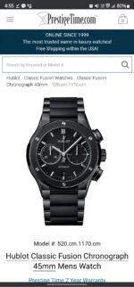 Hublot ig Bang Chronograph Watch