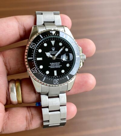 Rolex Submariner Full Silver black Dial Swiss Automatic Watch