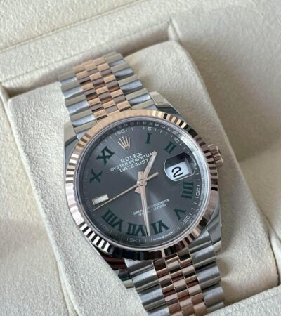 Rolex Datejust 36 Gold silver