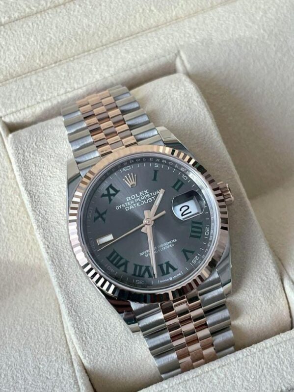 Rolex Datejust 36 Gold silver