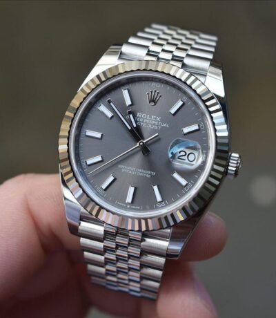 The Rolex Datejust 41 in Oystersteel and white gold